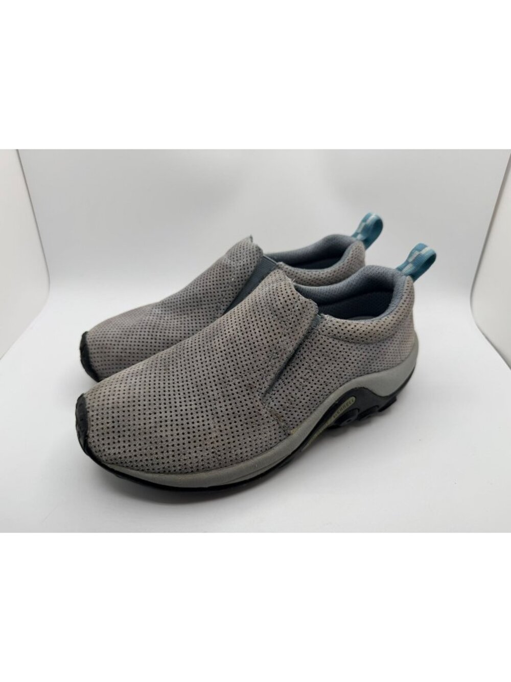 Merrell Jungle Moc Mule Women's Size 7.5 Grey Mesh Slip On Comfort Shoes